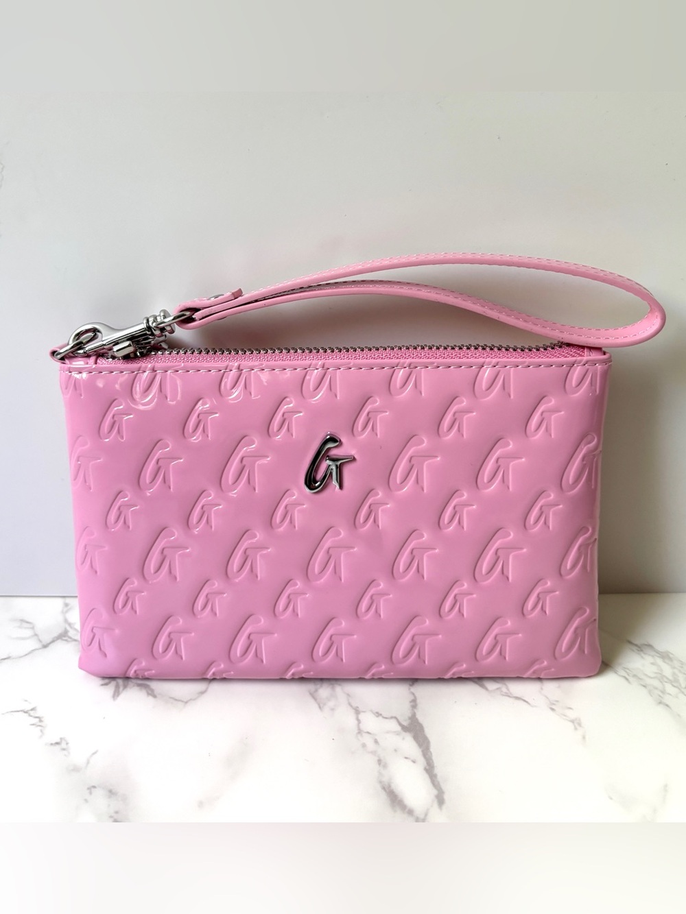 Glamaholic Pink Mini Wristlet
